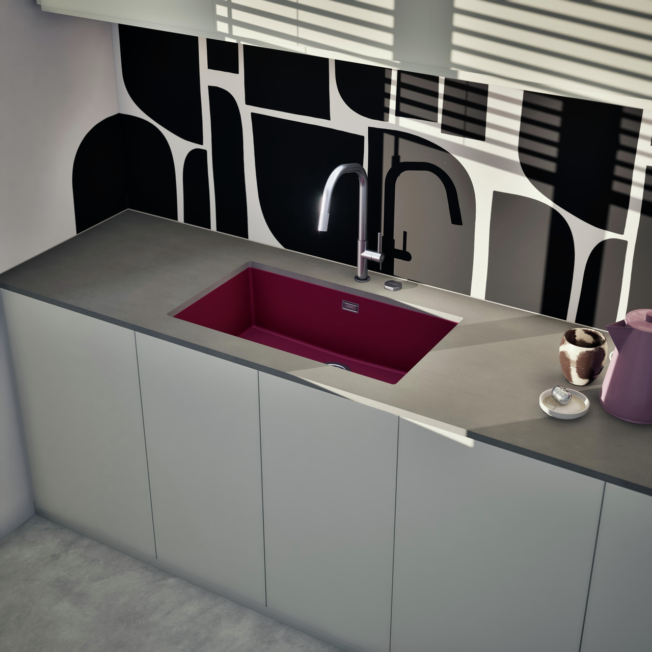 Dřez FORMHAUS D-100LS NERO